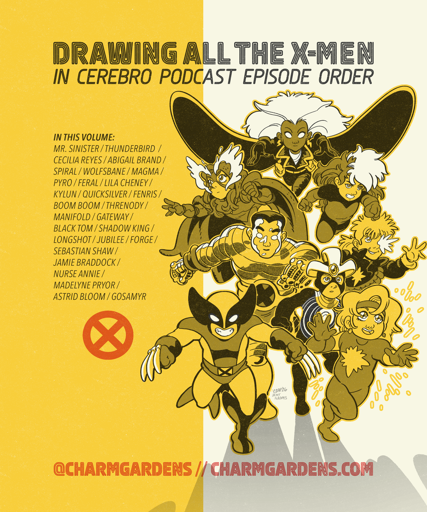 Cerebro Character File vol 3