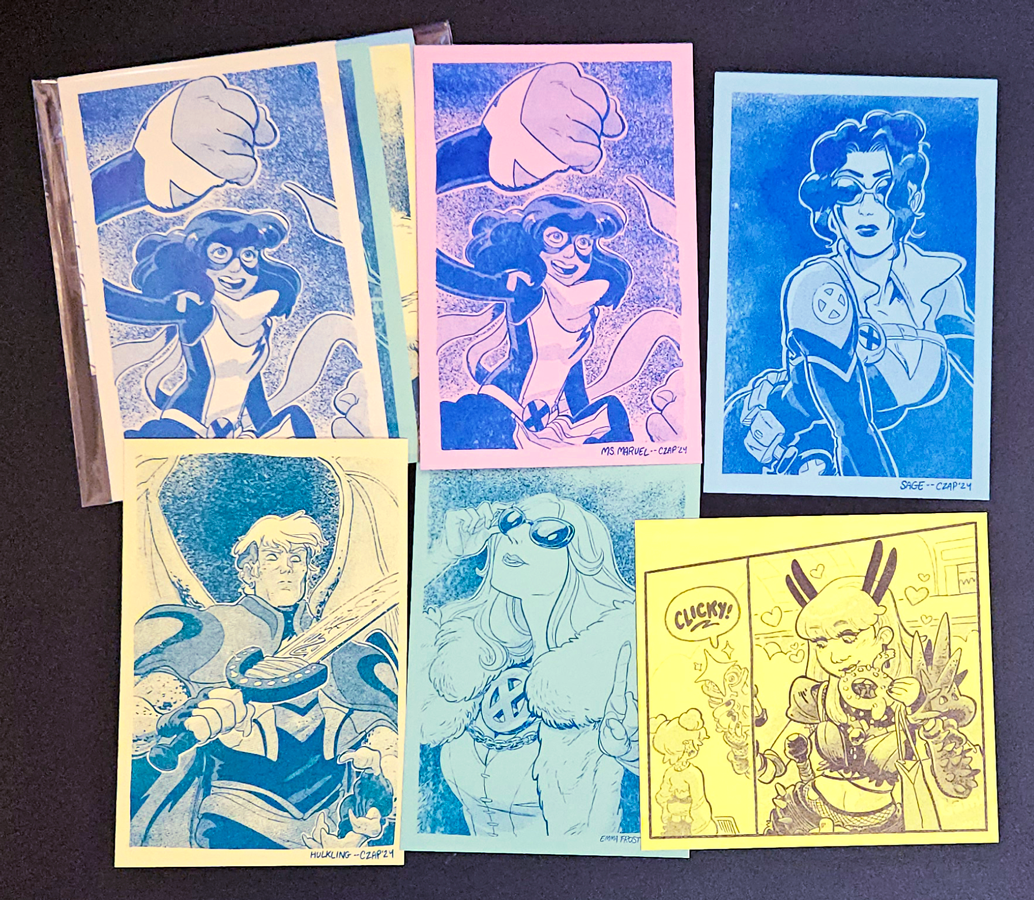 X-Men & Marvel Fan Art Print Set