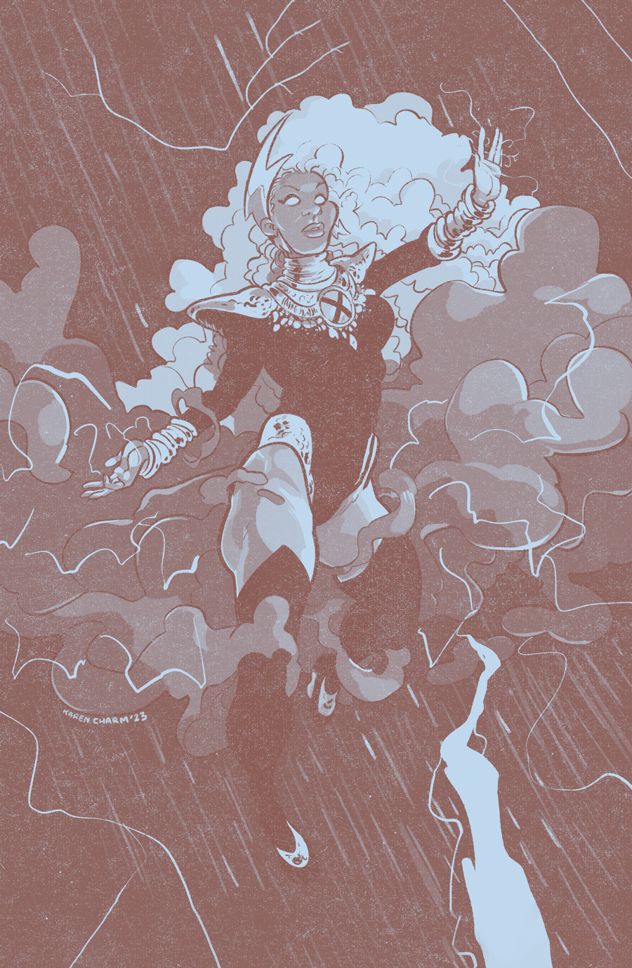 Storm, Regent of Sol Print